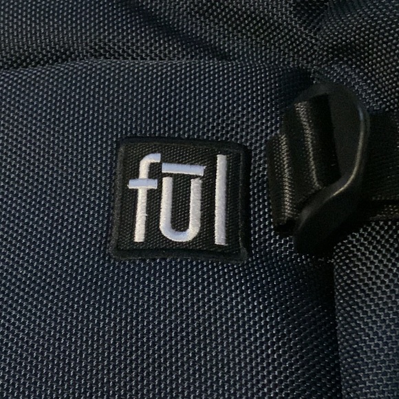 New FUL Ridge Cruiser Travel Backpack Navy Blue - Picture 4 of 6